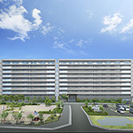 ジークレフ千里青葉丘 外観南面＋公園