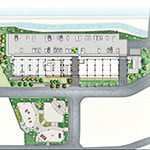 ジークレフ千里青葉丘 敷地配置図