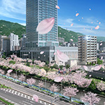ブランズ新神戸　桜